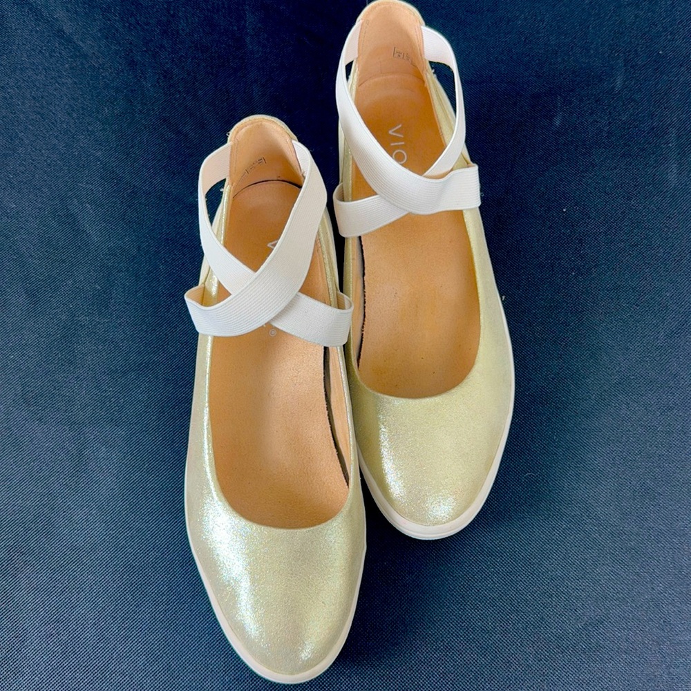 Vionic Advantage Ellery Elastic Ankle Wrap Wedge - image 1